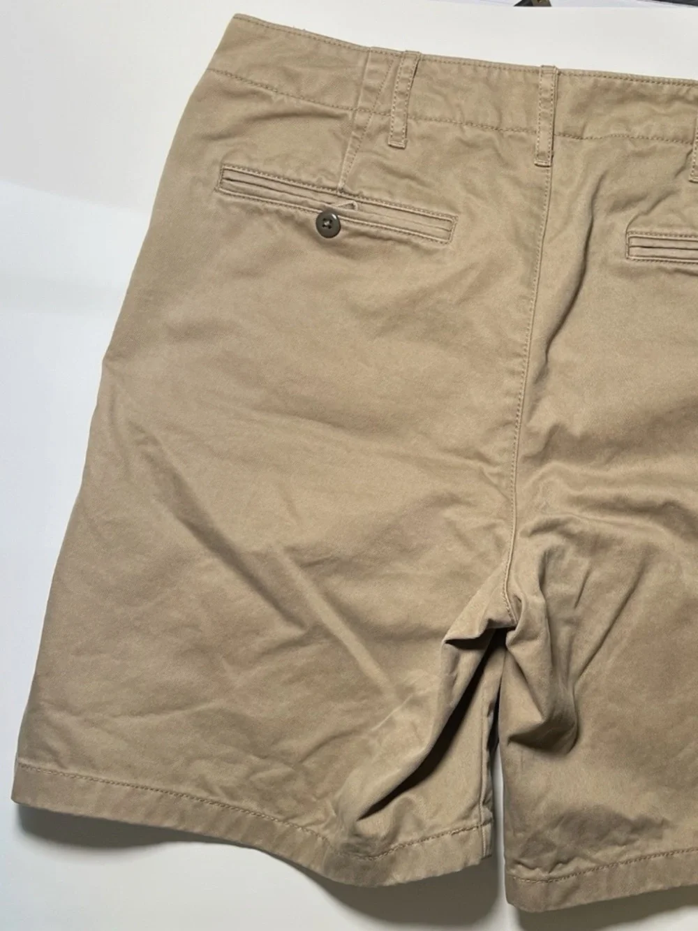 J. Crew Wallace & Barnes Officer Chino Shorts Khaki Men's Button Fly Size 30